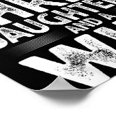 Poster You Can't E Me I Have Three Daughters Funny Father (Coin)