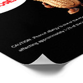 Poster You Can't Handle Deez Nuts, Funny , Peanut Allergy (Coin)