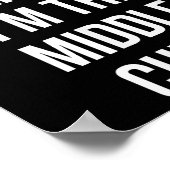 Poster You Don't E Me I'm The Middle Child Funny Sibling  (Coin)