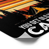 Poster You Don't Stop Camping When You Get Old Funny Camp (Coin)