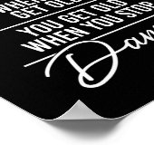 Poster You Don't Stop Dancing When You Get Old - Cute Dan (Coin)