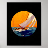 Poster You Don't Stop Sailing When You Get Old Funny Old  (Devant)