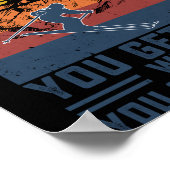 Poster You Don't Stop Skiing When You Get Old Skier Skiin (Coin)