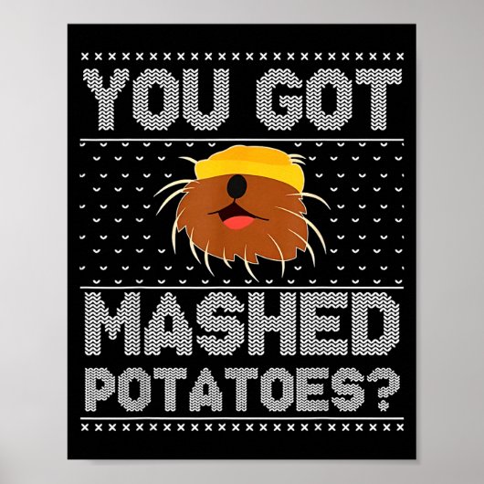 Poster You Got Mashed Tatoes Ugly Christmas  (Devant)