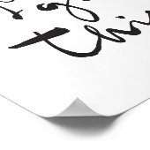 Poster You got this Minimalist Motivational Inspirational (Coin)