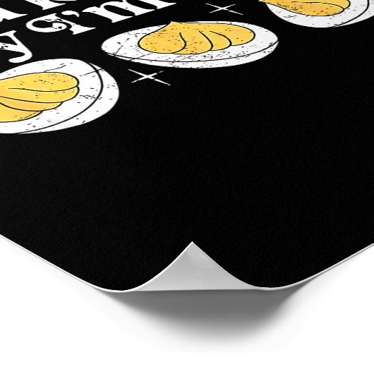 Poster You Know Why I’m Here Deviled Eggs Thankful Thanks (Coin)