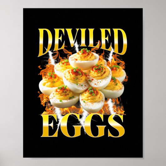Poster You Know Why I'm Here Deviled Egg Funny Thanksgivi (Devant)