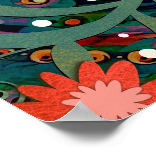 Poster "You Matt" Turquoise Floral Inspirational Classroo (Coin)