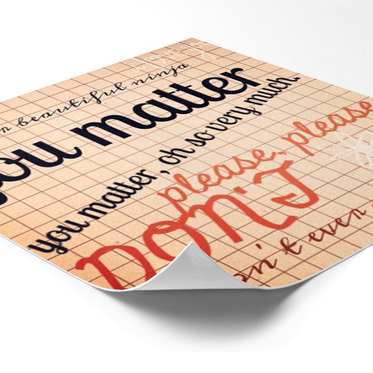 Poster You Matter (Coin)