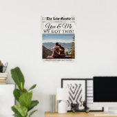Poster You & Me We Got This Custom Newspaper Wall Art (Bureau à domicile)