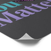 Poster You Suicide Prevention Awareness Mental Health  (Coin)