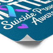 Poster You Suicide Prevention Awareness Teal & Purple (Coin)