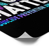 Poster You - Suicide Prevention Teal Purple Awareness Rib (Coin)