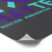 Poster You - Suicide Prevention Teal Purple Awareness Rib (Coin)