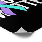 Poster You Teal Purple Ribbon Suicide Prevention Awarenes (Coin)