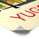 Poster Yougoslavie en voiture (Coin)