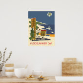 Poster Yougoslavie en voiture (Cuisine)