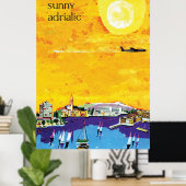 Poster Yougoslavie, Sunny Adriatic (Bureau à domicile)