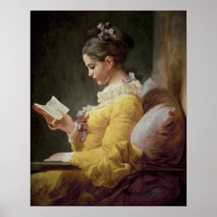 Poster Young Girl Reading, c.1776