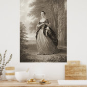 Poster Young Martha Washington 1863 (Cuisine)