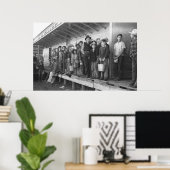 Poster Young Pea Pickers, années 40 (Bureau à domicile)