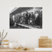 Poster Young Pea Pickers, années 40 (Cuisine)