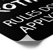 Poster Youngest Brother Shirt Rules Don't Apply To Me Fun (Coin)