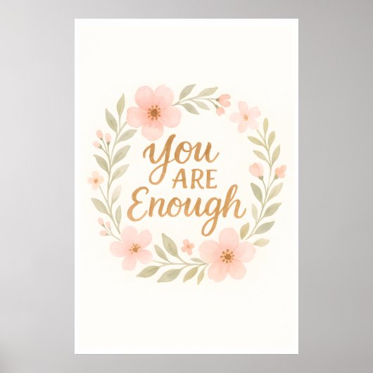 Poster Your enough (Devant)