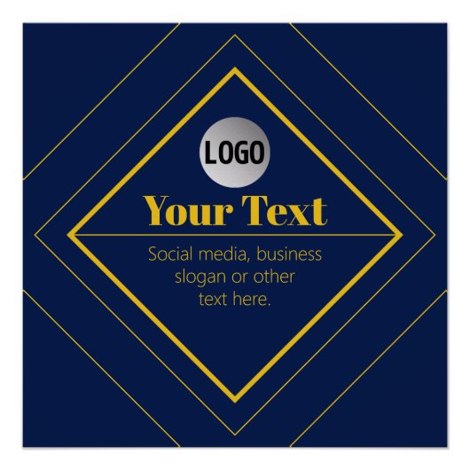 Poster Your Logo & Customizable Design Template (Devant)