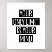 Poster Your Only Limit (Devant)