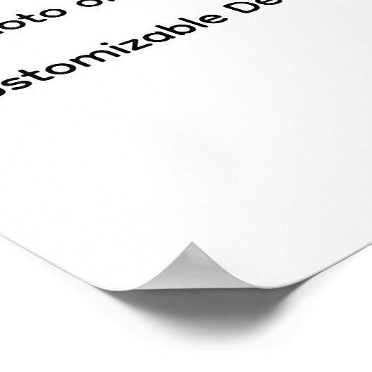 Poster Your Photo or Text Here (Customizable Design) (Coin)