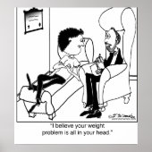 Poster Your Weight Problem Is In Your Head (Devant)