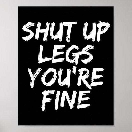 Poster You're Fine Funny Running  (Devant)