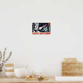Poster Youri Gagarine - Propagande spatiale soviétique Vi (Cuisine)