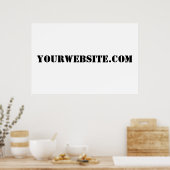 Poster YourWebSite.com (Cuisine)