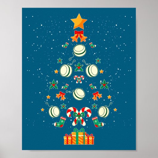 Poster Yoyo Christmas Tree Xmas  (Devant)