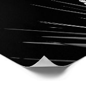 Poster Yucca noir et blanc par LLR (Coin)