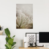 Poster Yucca recouvert de givre en hiver (Bureau à domicile)