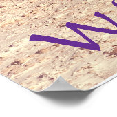 Poster Yuccas de sable blanc (Coin)