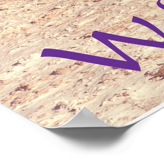 Poster Yuccas de sable blanc (Coin)