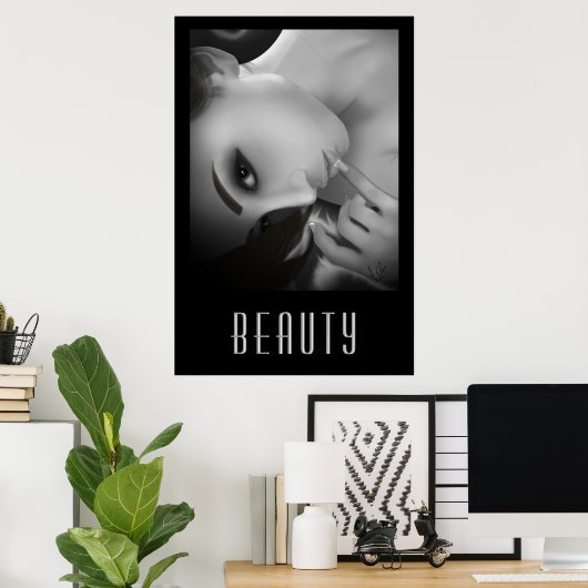 Poster Yuki bw (Bureau à domicile)