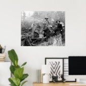 POSTER YUKON GOLD RUSH 1897 (Bureau à domicile)