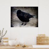 Poster Yukon Raven Grunge (Cuisine)