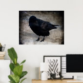 Poster Yukon Raven Grunge (Bureau à domicile)