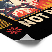 Poster Yule Shall Not P Fantasy Krampus Holiday Pun Funny (Coin)