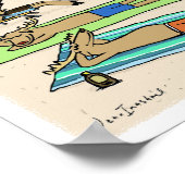 Poster "Yule Tide" - Vacances à Père Noël et Reindeer Bea (Coin)