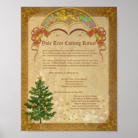 POSTER YULE TREE COUPER RITUEL (Devant)