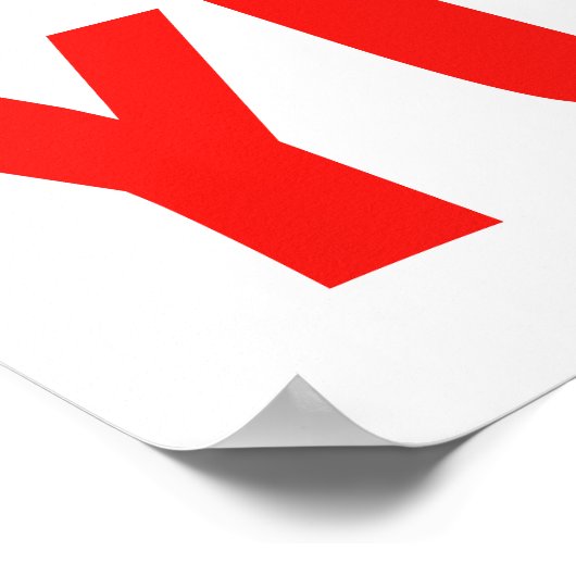 Poster Yum Bouton chaud Signe Popcorn (Coin)