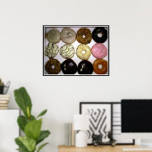 POSTER YUMMY DONUTS (Bureau à domicile)