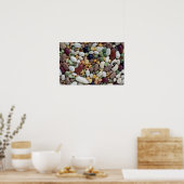 Poster Yummy Haricots mixtes (Cuisine)